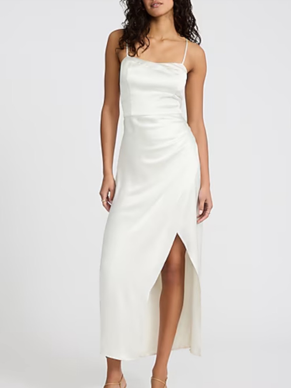 Express Satin Midi Dress